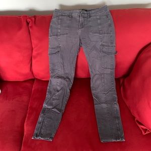 White House Black Market gray pants Size 2